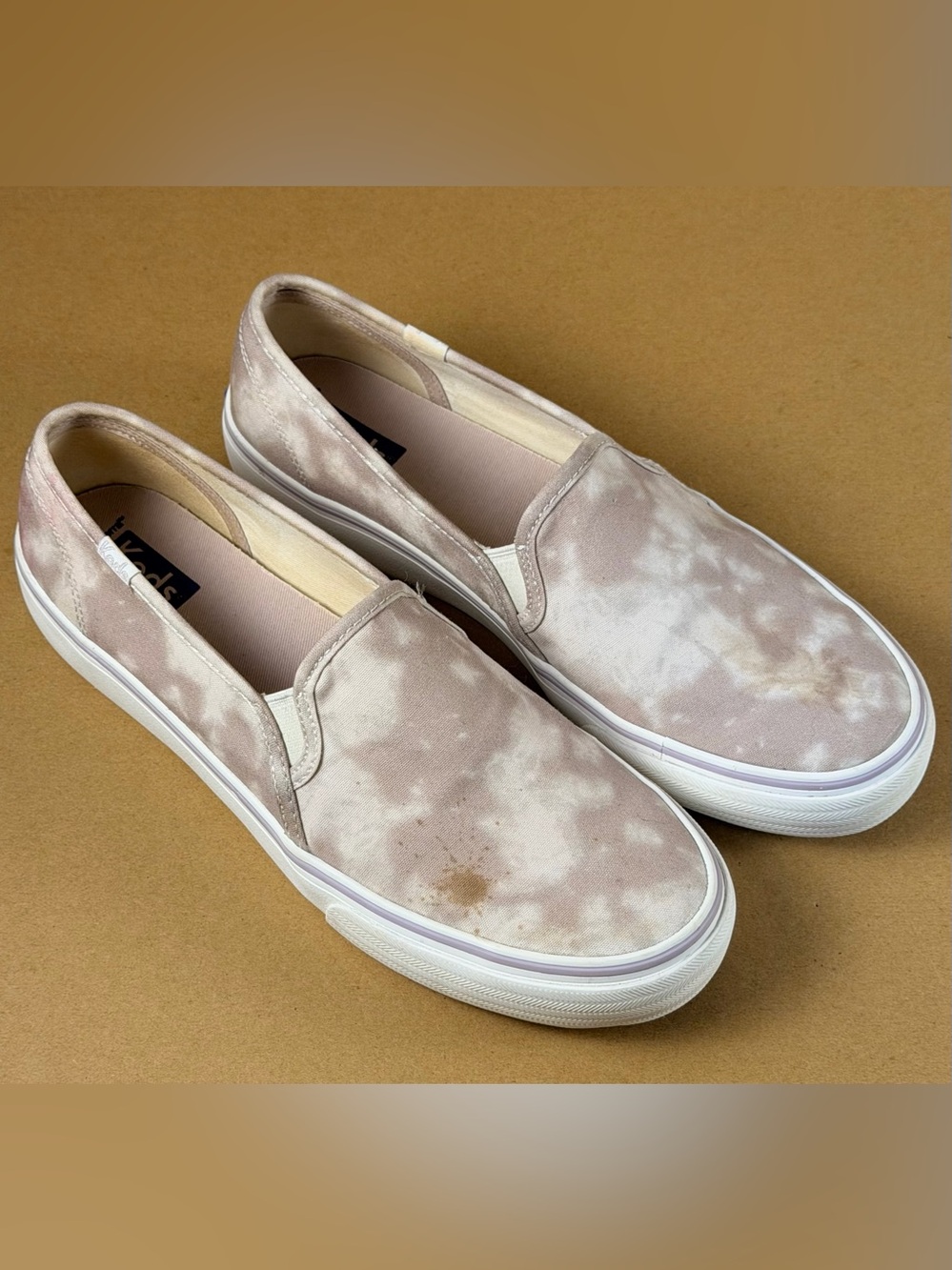 Keds Women's Slip-On Sneakers in Blush Tie-Dye